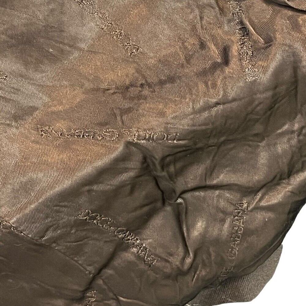 Dolce & Gabbana Womens Brown Wool Steampunk Whimsigoth Suit Jacket Blazer 40 / 4 - Picture 15 of 16